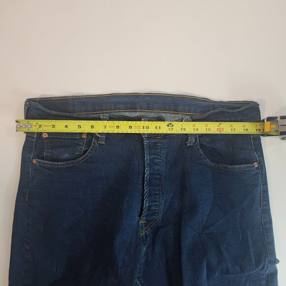 Levi’s 505 Regular Fit Jeans Women’s 40x34 | Dark Wash Straight Leg - Picture 7 of 8